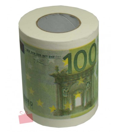 papier toilette billet de 100 euros