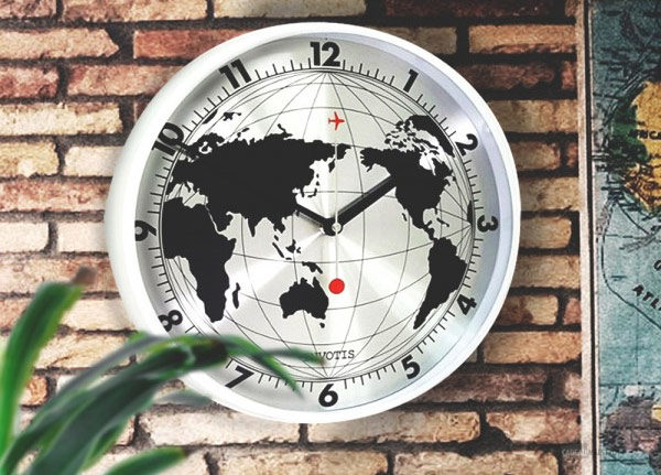 L'horloge tour du monde