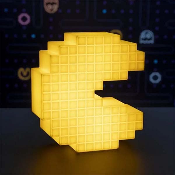 Lampe Pac-Man en forme de pixel