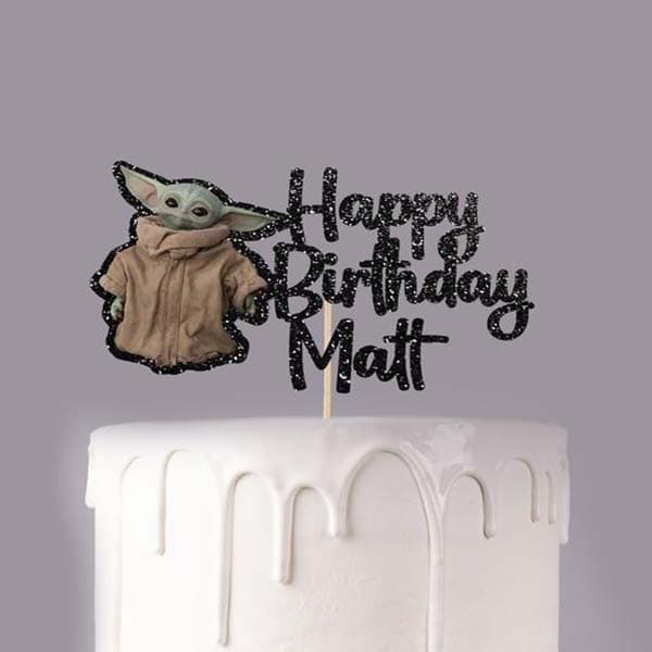 Cake Topper Baby Yoda