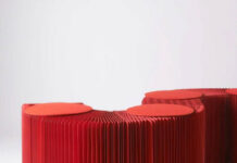 Les bancs en papier kraft pliables