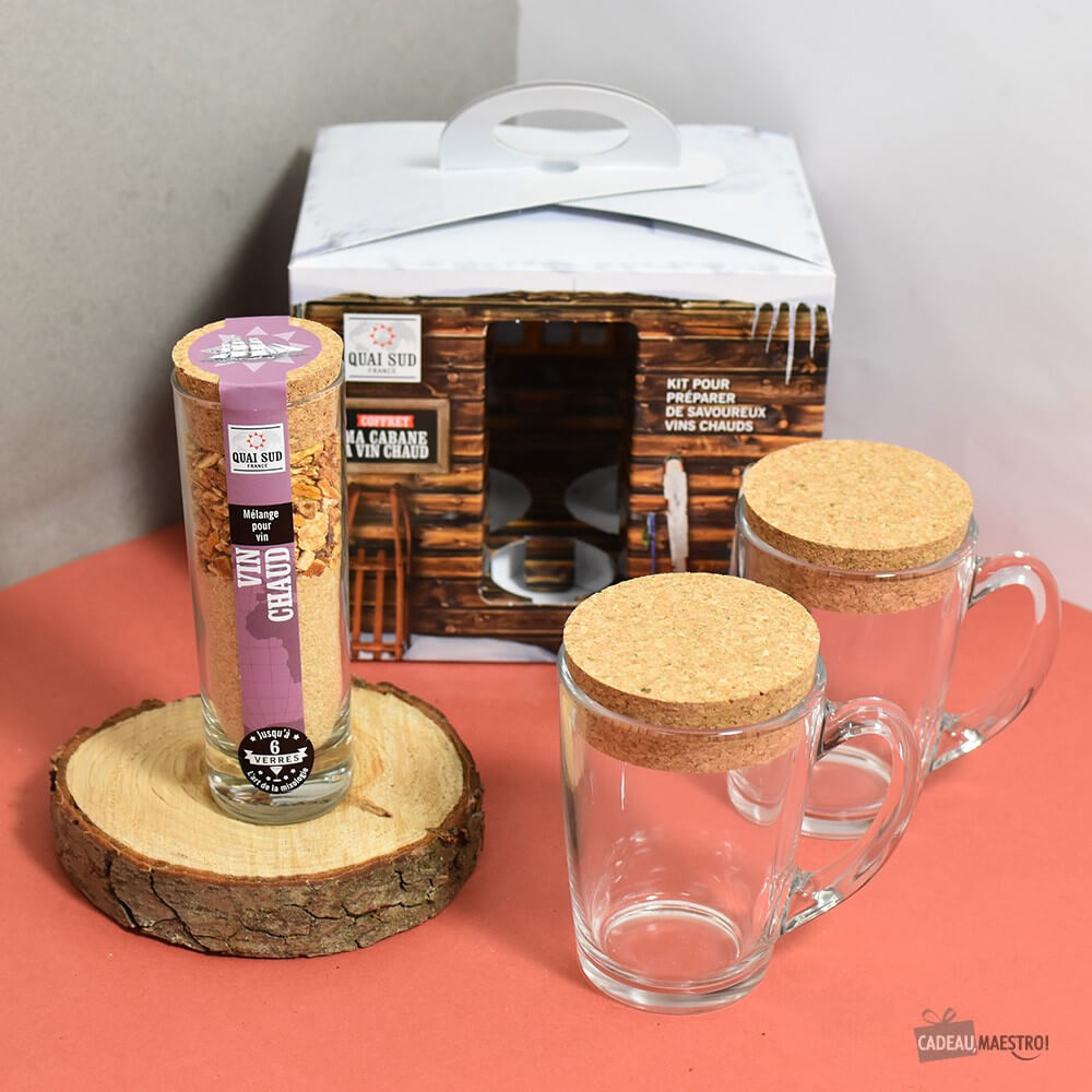 Coffret cadeau gourmand ma cabane à vin chaud